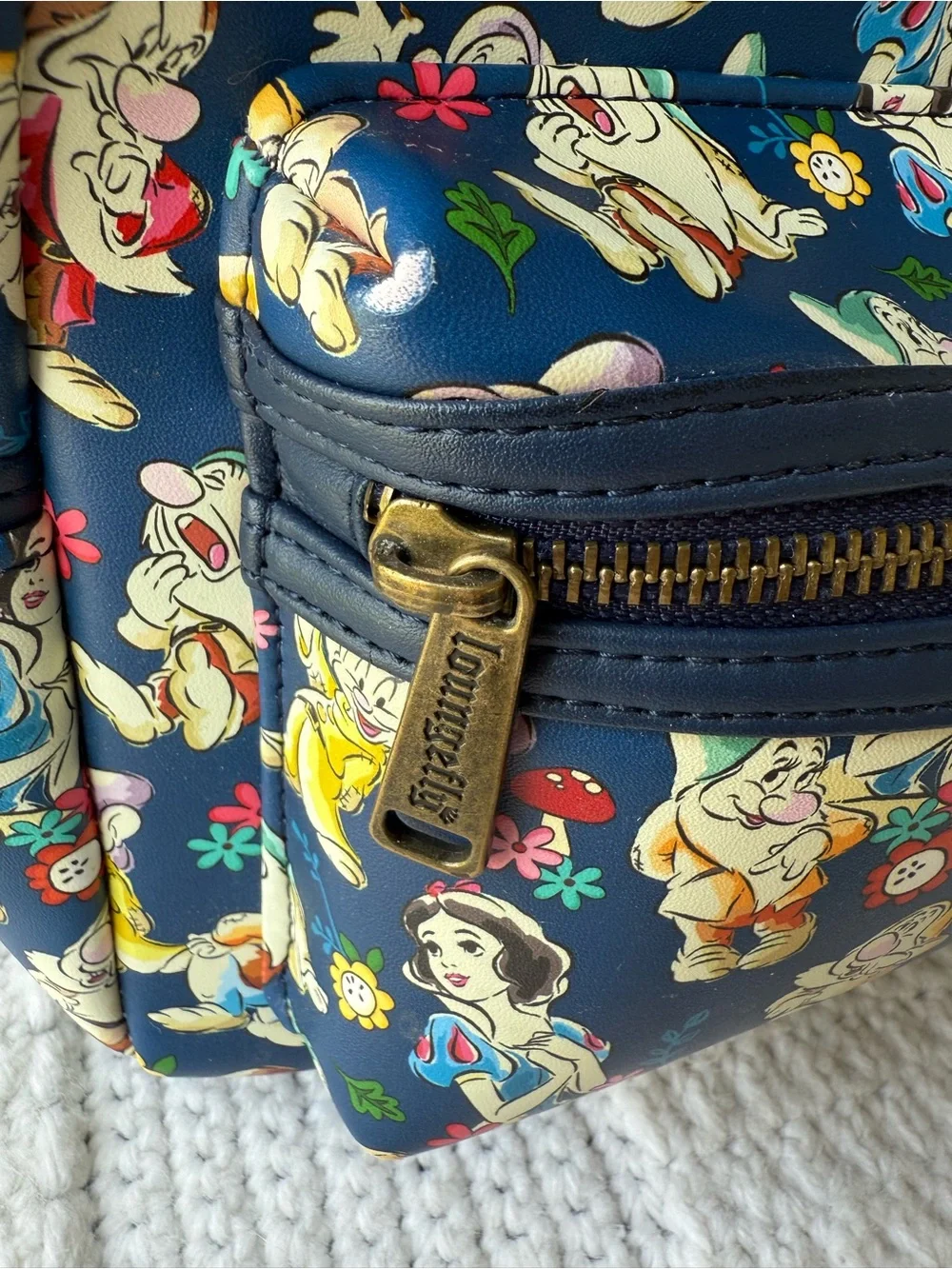 Loungefly Disney Snow White and the Seven Dwarfs Floral Watercolor Allover Print